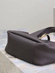 Kitlife Saint Laurent LE 5 À 7 Bea Tote Bag In Dark Brown Grained Leather 763435 50x28x18cm - 3