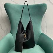 Kitlife Saint Laurent Soft Hobo Bag Black 793051 27x13x30cm - 1