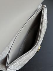 Kitlife Chanel 25C Drawstring Bucket Hobo Bag Grey 30×26×14cm - 4