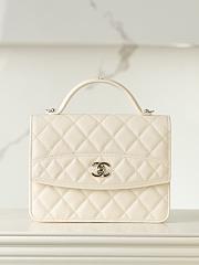 Kitlife Chanel 25C Woc Mini Backpack Cream 14x18x3cm - 1