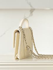 Kitlife Chanel 25C Woc Mini Backpack Cream 14x18x3cm - 3