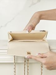 Kitlife Chanel 25C Woc Mini Backpack Cream 14x18x3cm - 2