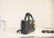 Kitlife Dior Lady D-Joy Mini Bag Black 16x9x5cm - 6