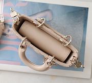 Kitlife Dior Lady D-Joy Mini Bag Beige 16x9x5cm - 3