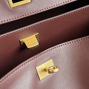 Kitlife Balenciaga Rodeo Drive Burgundy Bag - 35x23x11cm - 2