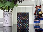 Kitlife Louis Vuitton x TM Passport Holder Black Multicolor M13414 14x2.5x10cm - 1