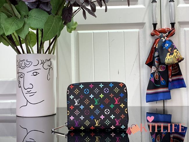 Kitlife Louis Vuitton x TM Zippy Coin Purse Black M13409 11x8.5x2cm - 1