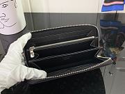Kitlife Louis Vuitton x TM Zippy Wallet Black M13992 19.5x10.5x2.5cm - 3