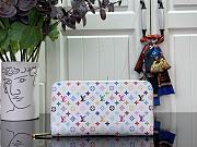Kitlife Louis Vuitton x TM Zippy Wallet White M13992 19.5x10.5x2.5cm - 1