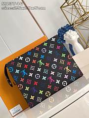 Kitlife Louis Vuitton x TM Toiletry Pouch Black M13746 25x20x5.5cm - 1