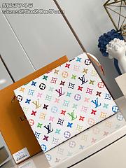 Kitlife Louis Vuitton x TM Toiletry Pouch White M13746 25x20x5.5cm - 1