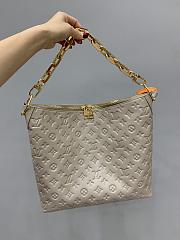 Kitlife Louis Vuitton Coussin Hobo MM Bag Cream M12071 38x33x10cm - 4