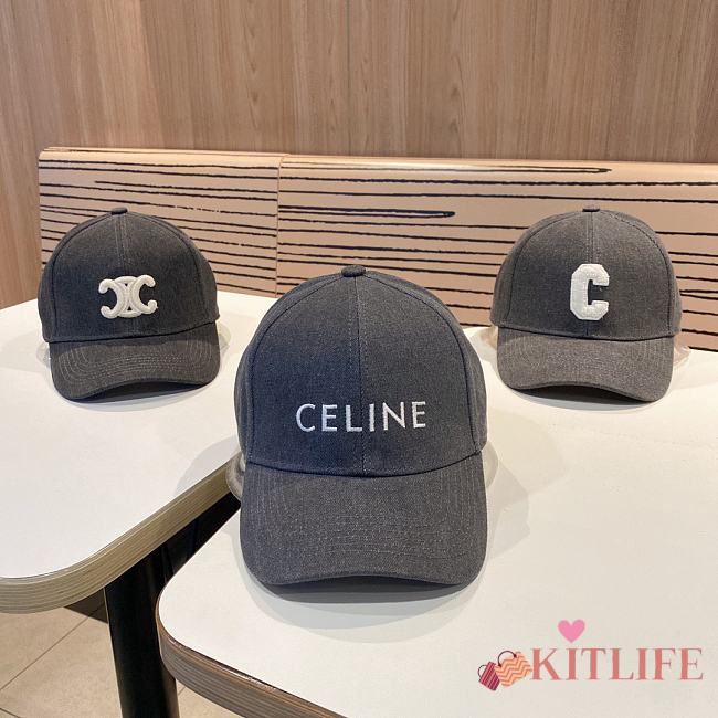 Kitlife Celine Unisex Baseball Cap Black - 1