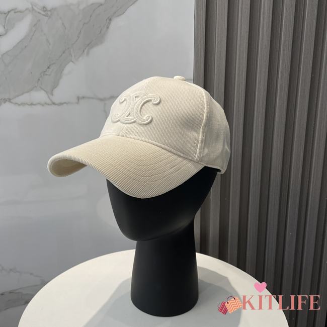 Kitlife Celine Baseball Cap White - 1