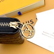 Kitlife Louis Vuitton Zippy Wallet Black M81510 19.5x10.5x2.5cm - 5