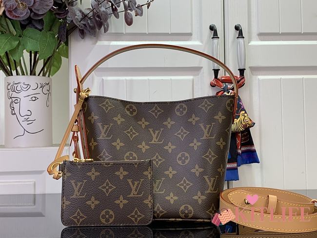 Kitlife Louis Vuitton All In BB Bag Brown M12925 16x18x12cm - 1