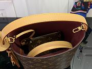Kitlife Louis Vuitton All In BB Bag Brown M12925 16x18x12cm - 4