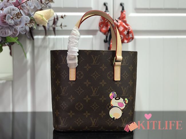 Kitlife Louis Vuitton x TM Vavin PM Brown Monogram Panda 23x21x8cm - 1
