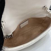 Kitlife Gucci GG Marmont Matelasse Super Mini Bag White 476433 16.5x10x4.5cm - 6