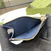 Kitlife Gucci Luce Card Holder Dark Blue 790033 11.5x7.5x1.5cm - 3