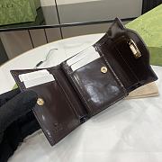Kitlife Gucci Luce Mini Trifold Wallet Brown 790035 12x11x3cm - 6