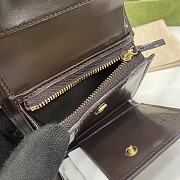 Kitlife Gucci Luce Mini Trifold Wallet Brown 790035 12x11x3cm - 4