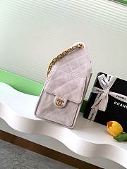 Kitlife Chanel 25C Drawstring Bucket Hobo Bag Light Pink 30×26×14cm - 6