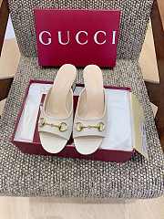 Kitlife Gucci Horsebit Slippers White - 1