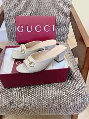 Kitlife Gucci Horsebit Slippers White - 6