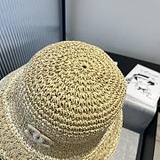 Kitlife Chanel Hand-crocheted Straw Hat Beige - 3