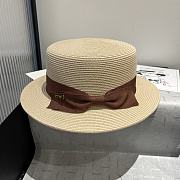 Kitlife Miu Miu Straw Hat Brown Bow - 1