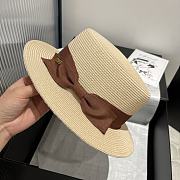 Kitlife Miu Miu Straw Hat Brown Bow - 3