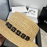 Kitlife Chanel Raffia Hat With Letter  - 5