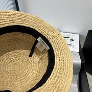 Kitlife Chanel Raffia Hat With Letter  - 4