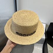 Kitlife Chanel Raffia Hat With Letter  - 3