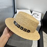 Kitlife Chanel Raffia Hat With Letter  - 2