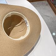 Kitlife Dior Wide Brim Straw Hat Brown - 2