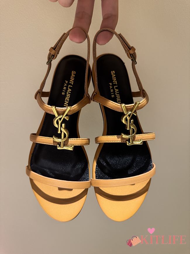 Kitlife Saint Laurent 2025 Sandals Brown - 1