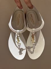 Kitlife Saint Laurent Sandals White  - 1