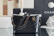 Kitlife Chanel Gabrielle Hobo Bag Black 15x20x8cm - 6