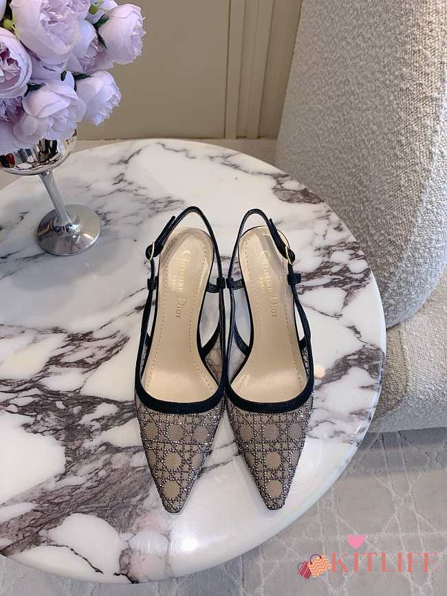 Kitlife Dior Sparkling Galaxy Slingback Black  - 1