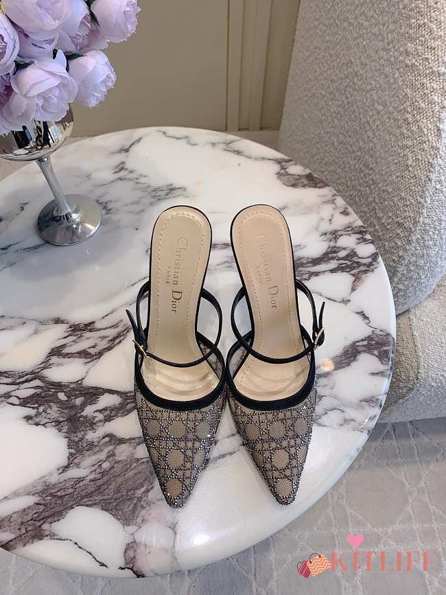 Kitlife Dior Sparkling Galaxy Black High Heels - 1