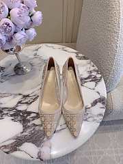 Kitlife Dior Sparkling Galaxy Beige Heel Shoes - 1