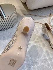 Kitlife Dior Sparkling Galaxy Beige Heel Shoes - 5