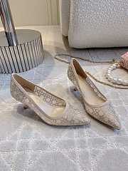 Kitlife Dior Sparkling Galaxy Beige Heel Shoes - 3