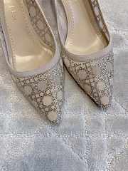 Kitlife Dior Sparkling Galaxy Beige Heel Shoes - 2