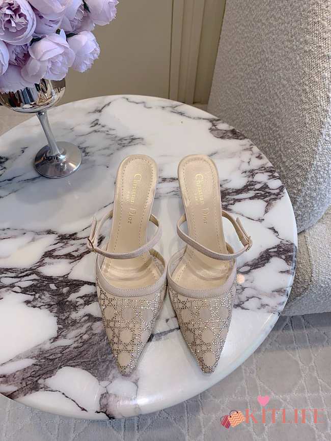 Kitlife Dior Sparkling Galaxy Beige High Heels - 1