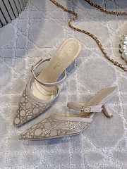 Kitlife Dior Sparkling Galaxy Beige High Heels - 5