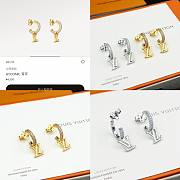 Kitlife Louis Vuitton Donkey Ring Letter Tassel Earrings Gold/ Silver - 5