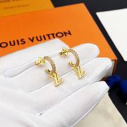 Kitlife Louis Vuitton Donkey Ring Letter Tassel Earrings Gold/ Silver - 3